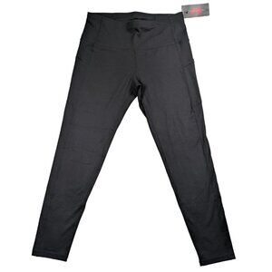 The Gym People Black Leggings with Pocket Size XL